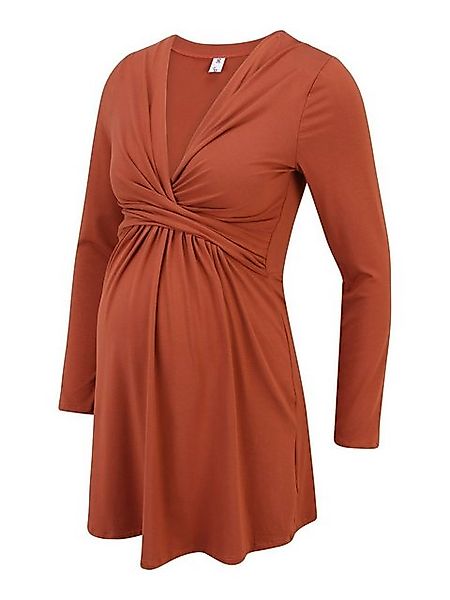 Bebefield Langarmshirt Carolyn (1-tlg) Drapiert/gerafft günstig online kaufen