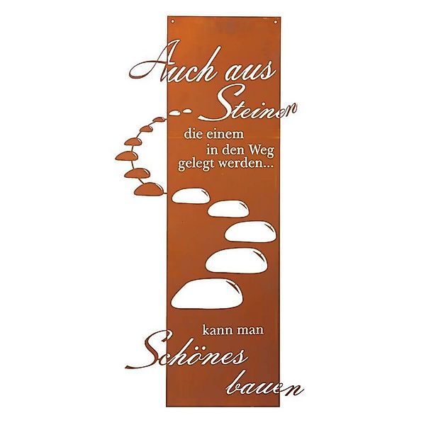 HOME DELUXE Gartenfigur ROST Gartenschild günstig online kaufen