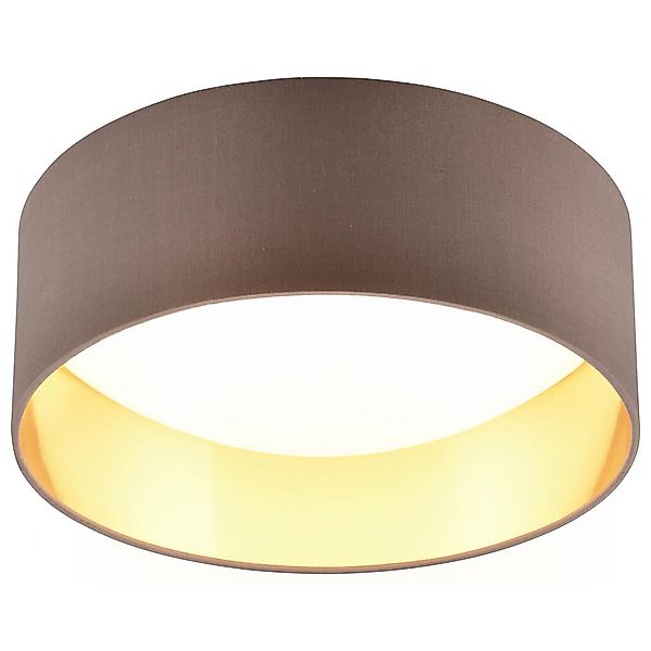 Reality LED-Deckenleuchte R64191141 Locarno weiß taupe Kunststoff Stoff H/D günstig online kaufen