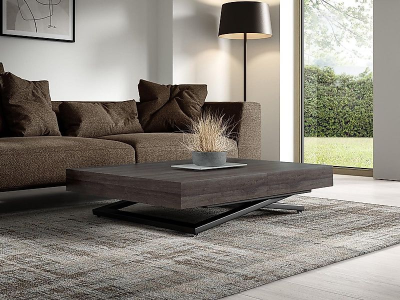 Compleo Couchtisch ausziehbar und höhenverstellbar, Modern Design, 120/200 günstig online kaufen