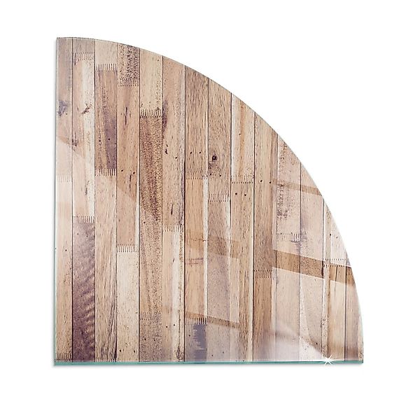 Tulup Glasplatte für Kamin Holzbrett im Layout Funkenschutzplatte Kaminöfen günstig online kaufen