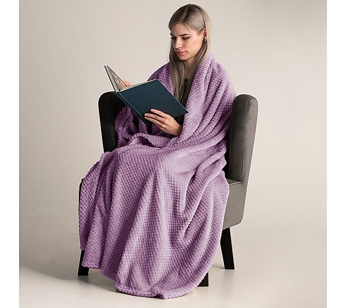 texpot Tagesdecke Kuscheldecke Fleece kuschelig weich günstig online kaufen