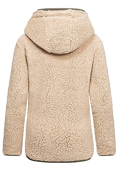 REPUBLIX Kapuzenpullover CAROL Damen Teddy Sweatjacke günstig online kaufen