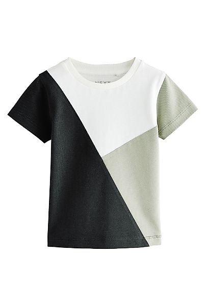 Next T-Shirt T-Shirt in Colourblock-Optik (1-tlg) günstig online kaufen