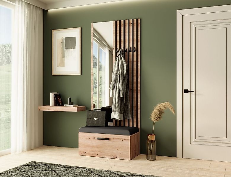 Beautysofa Garderobenschrank mit großem Spiegel und günstig online kaufen