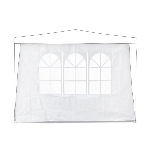 relaxdays Pavillonseitenteil Pavillon-Seitenteile 2er Set, 290x190 günstig online kaufen