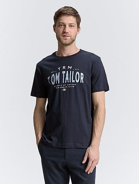TOM TAILOR T-Shirt T-Shirt mit Logo-Print günstig online kaufen
