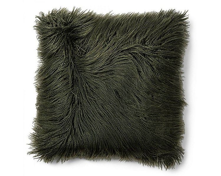 Rivièra Maison Kissenhülle Kissen Lindos Kunstpelz Grün (50x50cm) günstig online kaufen