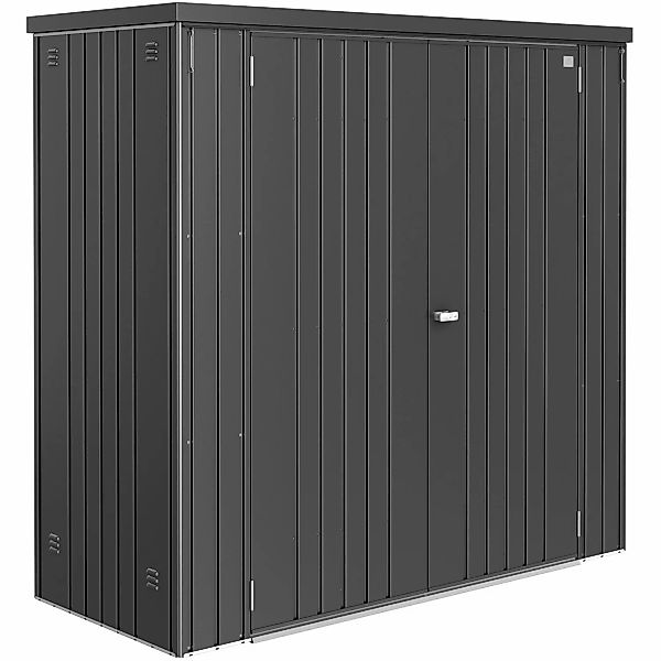 Biohort Geräteschrank 177 cm x 186 cm x 78 cm Dunkelgrau-Metallic günstig online kaufen