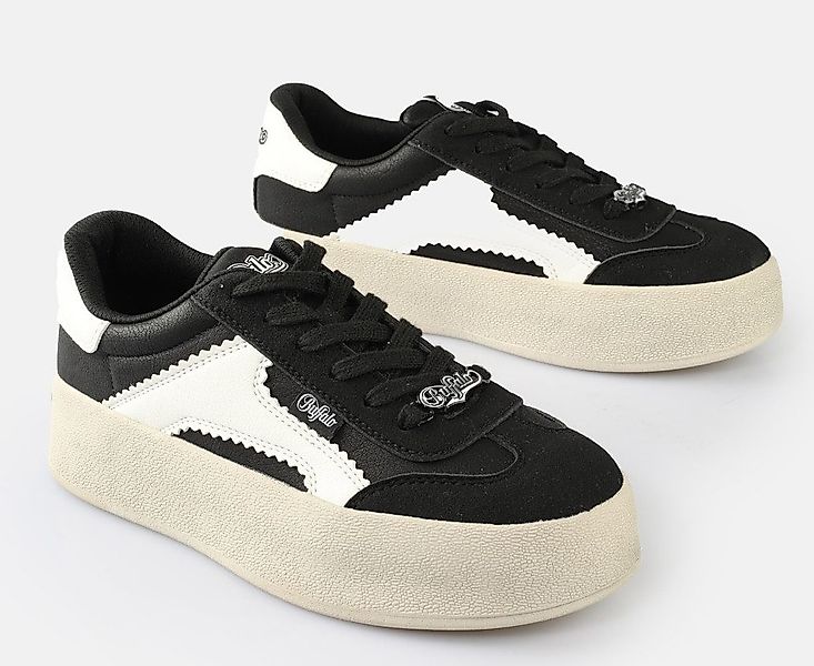 Buffalo CAJO Plateausneaker Schnürschuh, Halbschuh, Retro-Sneaker, günstig online kaufen