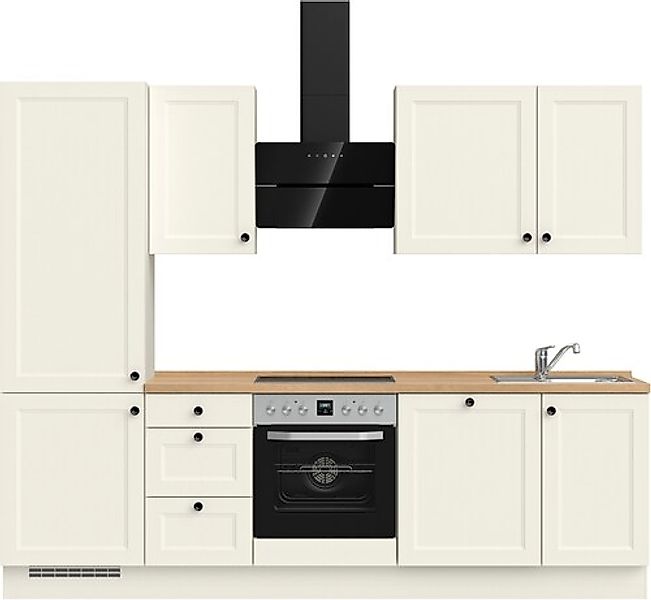 nobilia® Küchenzeile »"Cascada II"«, vormontiert, Breite 270 cm, Ausrichtun günstig online kaufen