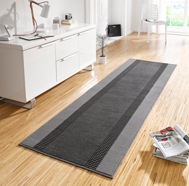 HANSE Home Teppich "Band" rechteckig 9 mm Höhe Kurzflor, weich, Läufer Größ günstig online kaufen