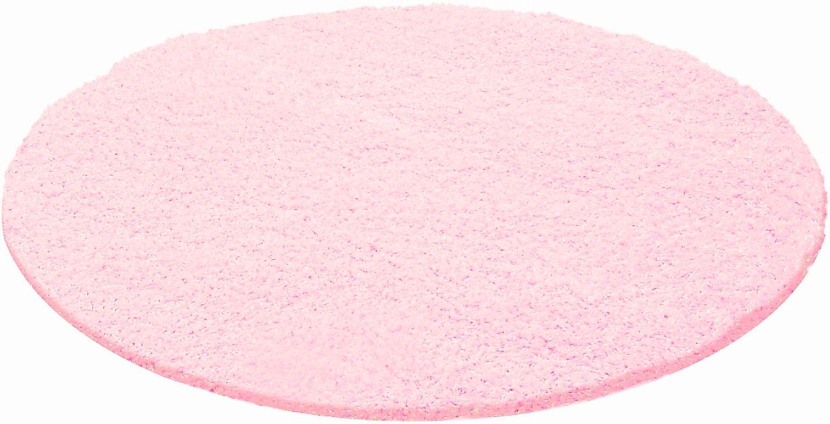 my home Teppich "Viva rund" rund 45 mm Höhe Uni-Farben, einfarbig, besonder günstig online kaufen