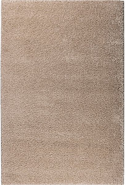 my home Hochflor-Teppich "Viva" rechteckig 45 mm Höhe Uni Farben, einfarbig günstig online kaufen