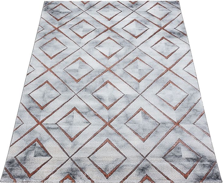 Ayyildiz Teppiche Teppich »NAXOS 3811«, rechteckig, 12 mm Höhe, Wohnzimmer günstig online kaufen