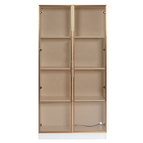 Thanaddo Glasvitrine Glasvitrine,Hochschrank für Wohnzimmer,Badezimmerschra günstig online kaufen