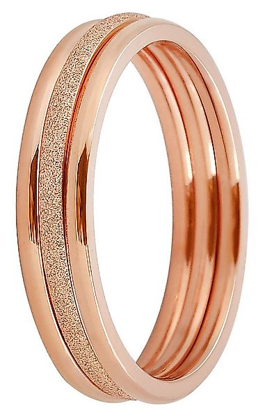 AKZENT Fingerring Rijana Edelstahl roségold Damen, Damen Ring günstig online kaufen