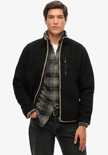 Superdry Fleecejacke "OUTDOOR FULL ZIP FLEECE" ohne Kapuze günstig online kaufen