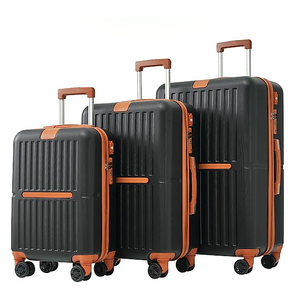 MODFU Trolleyset Hartschalenkoffer-Set, Hartschalen-Trolley, 4 Rollen, günstig online kaufen