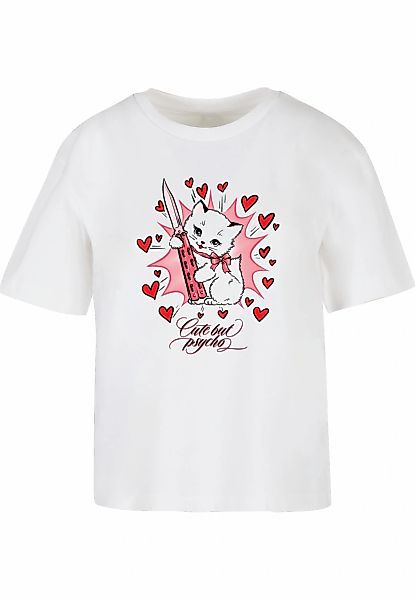 Miss Tee T-Shirt "Miss Tee Psycho Kitty Tee" 1 Stk. günstig online kaufen
