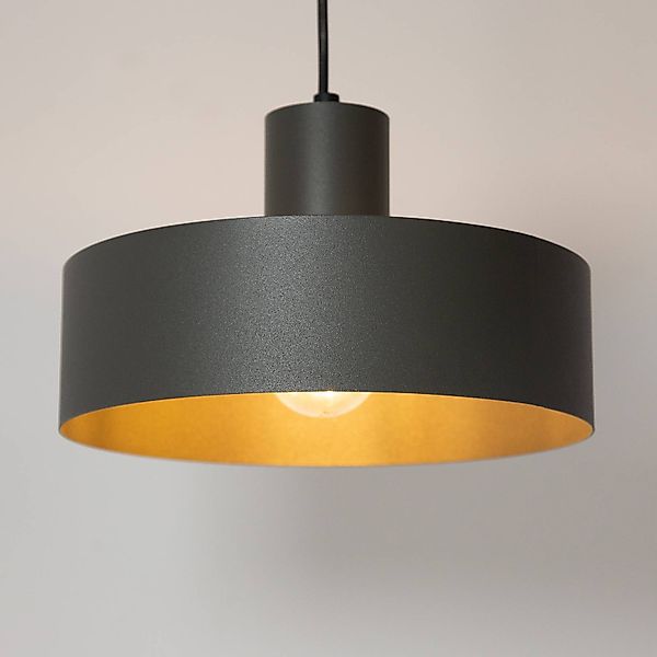 Hängeleuchte Rif M, olivgrün, 1-flammig, Ø 25 cm, Stahl günstig online kaufen