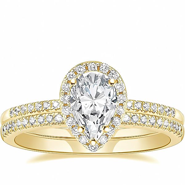 Jumpeak Diamantring Tropfenförmiger Diamant, Labordiamant 1.5 günstig online kaufen