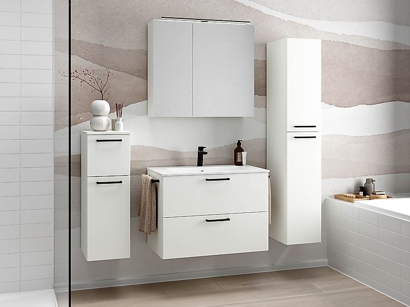 nobilia® Badmöbel-Set »Tolvina«, (2 St., vormontiert, mit Soft-Close), inkl günstig online kaufen