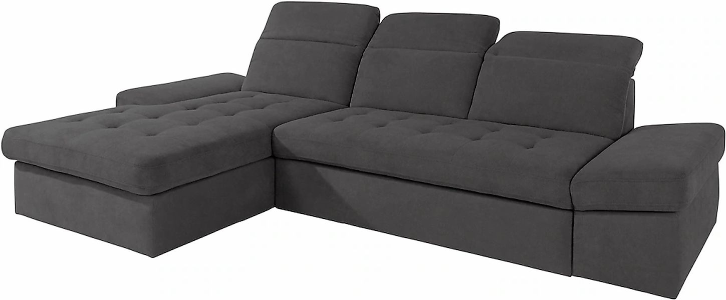 sit&more Ecksofa "Stardust L-Form", wahlweise mit Bettfunktion und Bettkast günstig online kaufen