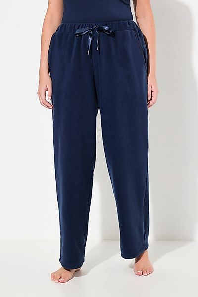 Ulla Popken Funktionshose Loungewear-Fleecehose gerades Bein günstig online kaufen