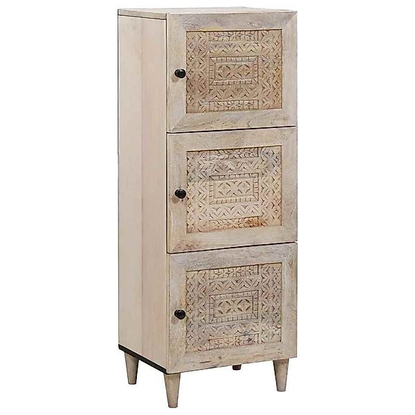 vidaXL Fächerschrank Hochboard mit Regal Weiß günstig online kaufen
