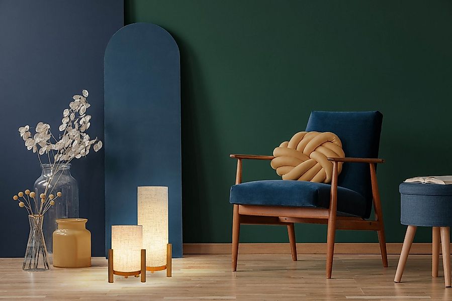 näve LED Tischleuchte Madita, Ein-/Ausschalter, LED wechselbar, Warmweiß, A günstig online kaufen