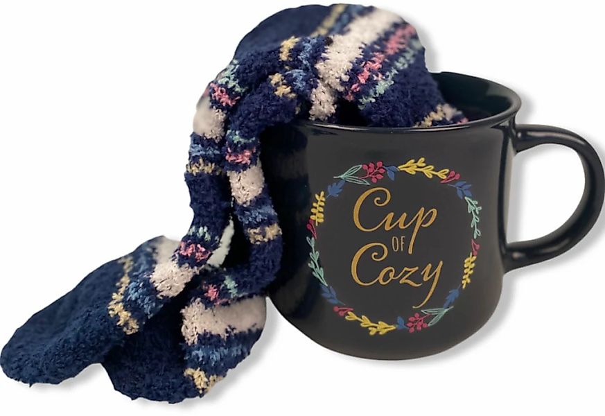 Capelli New York Kuschelsocken, (1 Tasse und 1 Paar Socken), Geschenkset mi günstig online kaufen