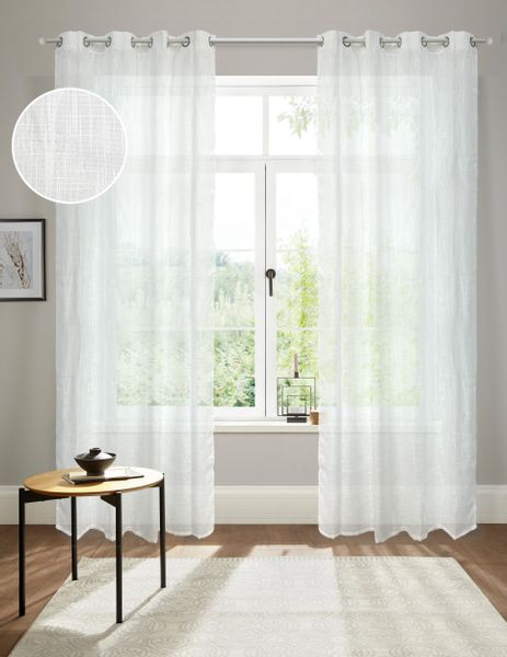 andas Gardine "Tursik" Ösen 1 Stk. tlg. Blickdicht, Leinenlook, Polyester günstig online kaufen