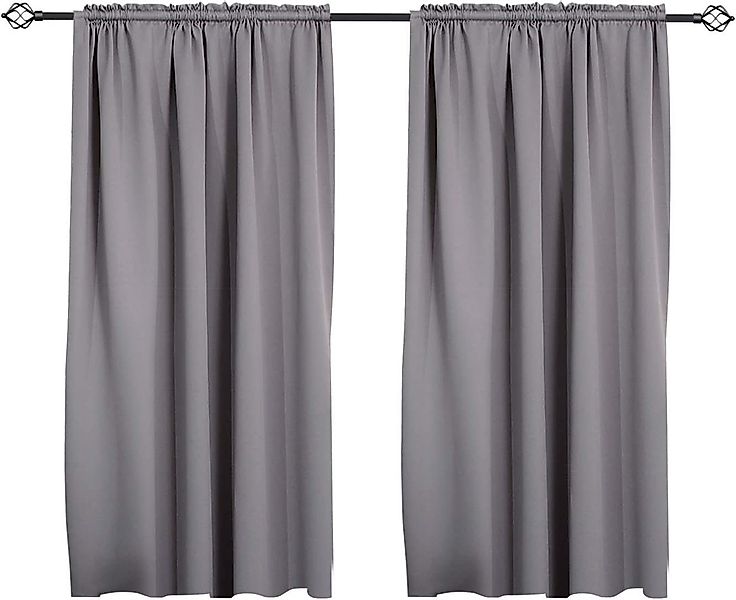 Woltu Gardine (2 St), Kräuselband für günstig online kaufen