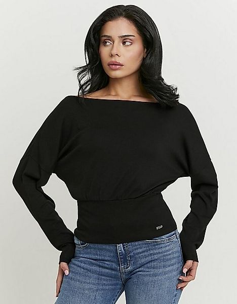 Tally Weijl Langarmshirt STSCOWASTA U-Boot-Ausschnitt, Fledermausärmel und günstig online kaufen