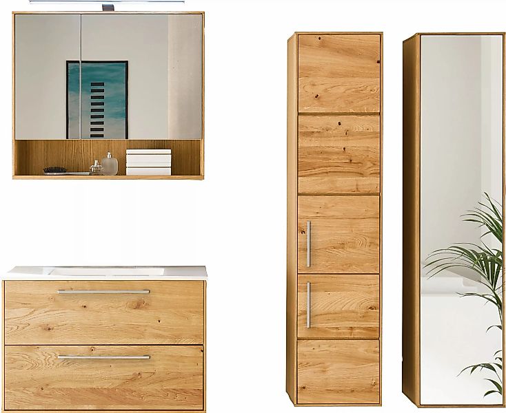 BASIC by Balculina Badmöbel-Set »Yukon«, (4 St.), Breite 160 cm,Badezimmers günstig online kaufen