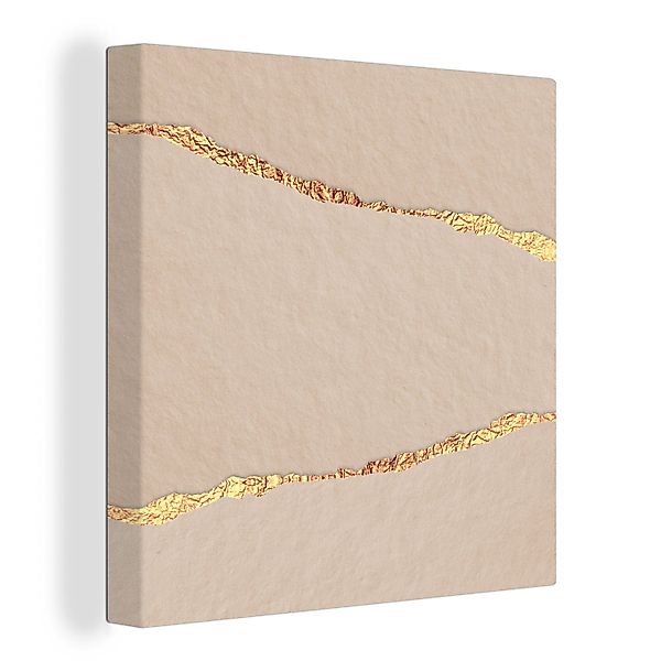 OneMillionCanvasses® Leinwandbild Gold - Glitzer - günstig online kaufen