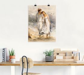 Artland Wandbild "Verliebt" Paar 1 Stk. tlg. als Leinwandbild, Poster, Wand günstig online kaufen