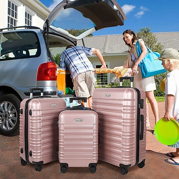 TAN.TOMI Hartschalen-Trolley Reisekoffer Trolley Großer Koffer günstig online kaufen