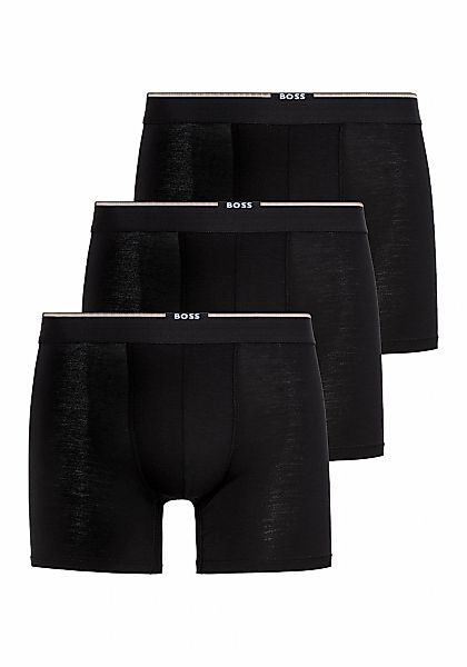 BOSS Boxer "Boxer Brief 3P Bamboo" Packung, 3 Stk. mit Logoschriftzug auf d günstig online kaufen