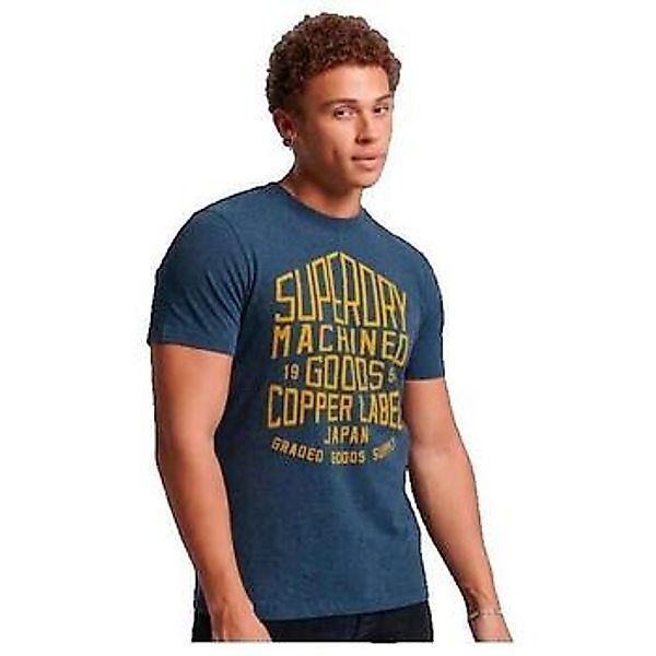 Superdry  T-Shirt T-shirt  Cooper Label Workwear bleu marine günstig online kaufen