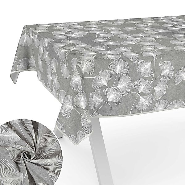 ANRO Tischdecke aus Stoff mit Blumen günstig online kaufen