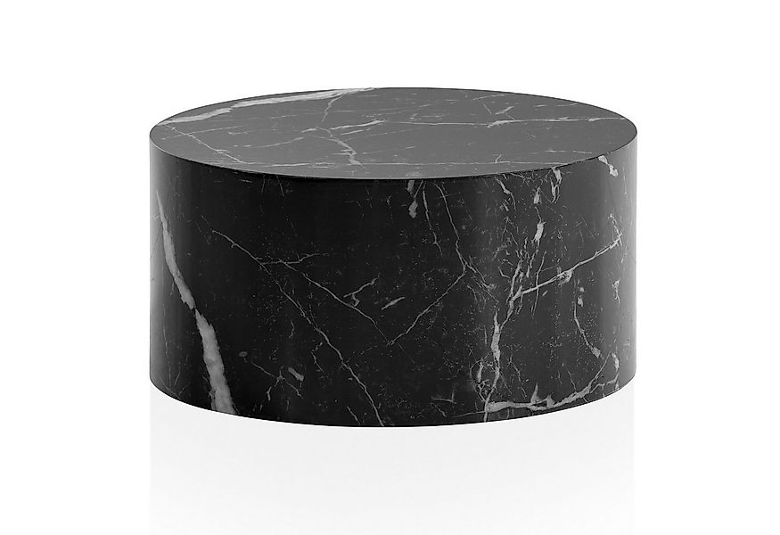 FINEBUY Couchtisch FB57494 (MONOBLOC 60x60x30 cm MDF Hochglanz Marmor Optik günstig online kaufen