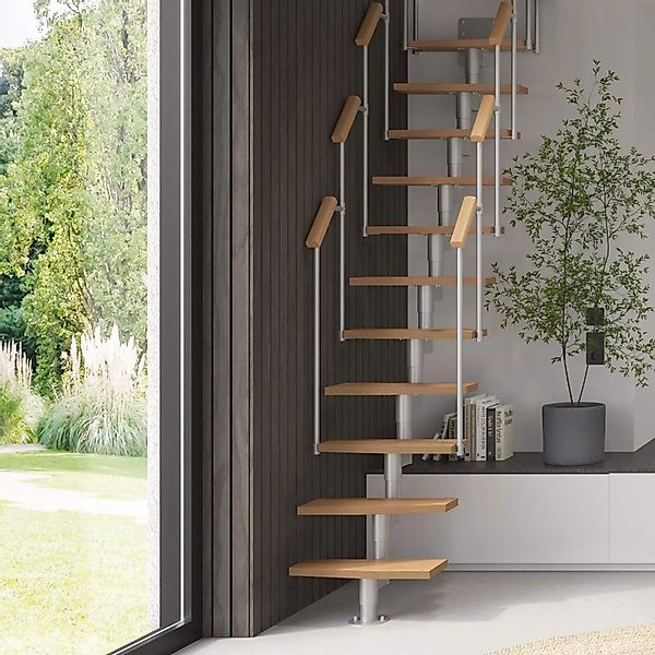 Treppen Intercon Raumspartreppe Delta Premium Mittelholmtreppe 13 Stufen Bu günstig online kaufen