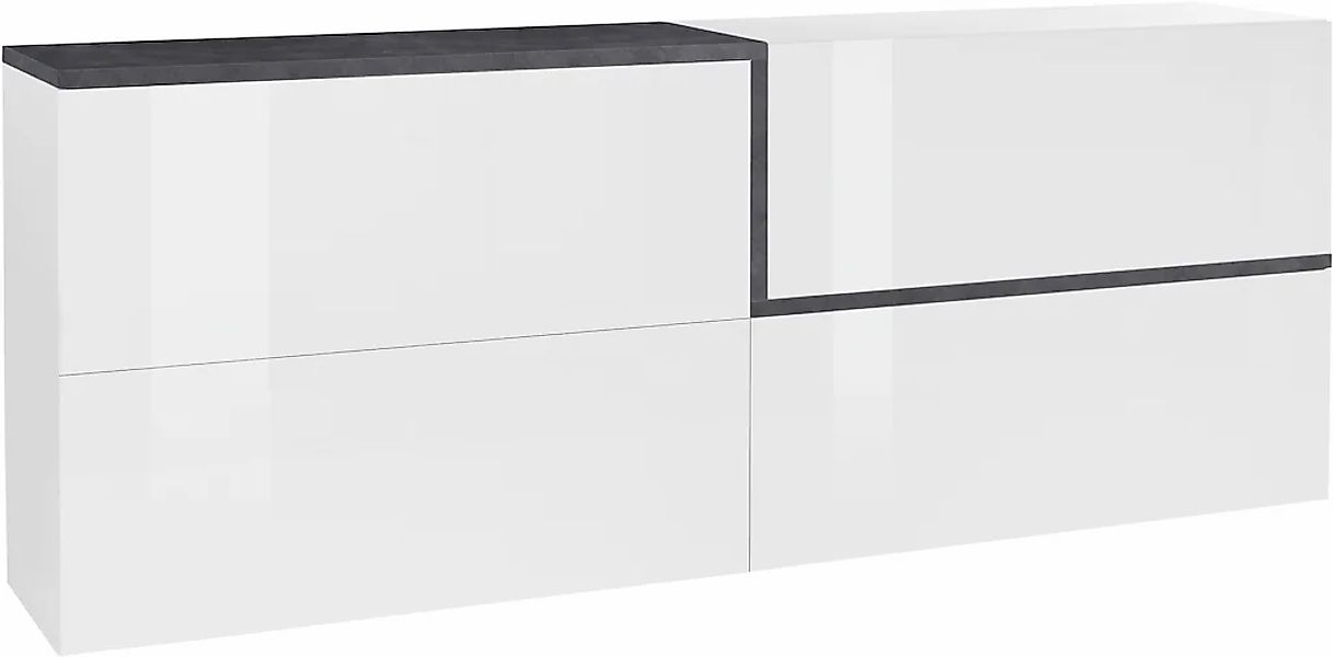Home affaire Sideboard "Zet" Breite 210 cm günstig online kaufen