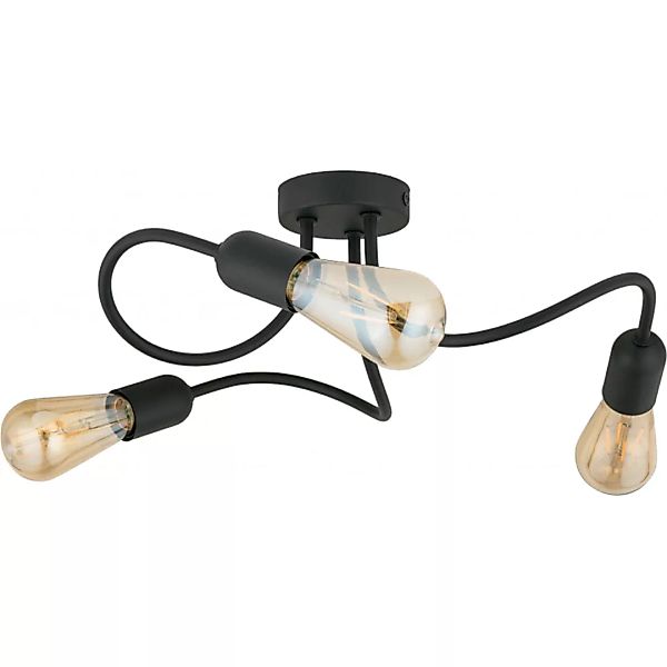 Deckenlampe WAVE BLACK 4407 günstig online kaufen