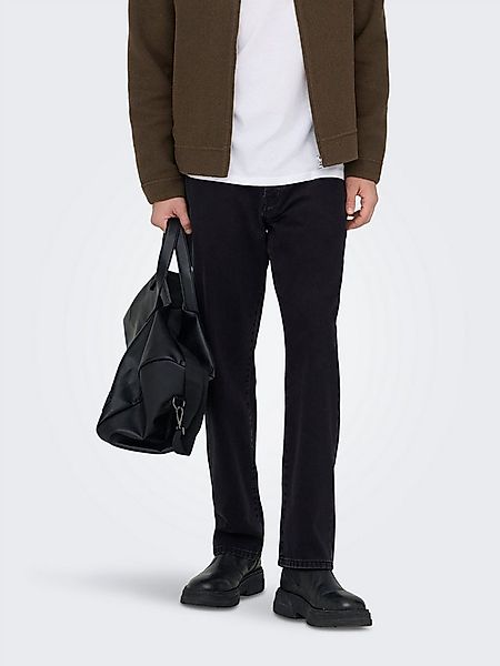 ONLY & SONS Regular-fit-Jeans ONSEDGE STRAIGHT JAX BOX TAI DNM NOOS günstig online kaufen