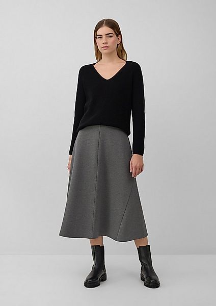 s.Oliver Maxirock Rock Ausgestellter Midi-Rock aus Interlockjersey günstig online kaufen