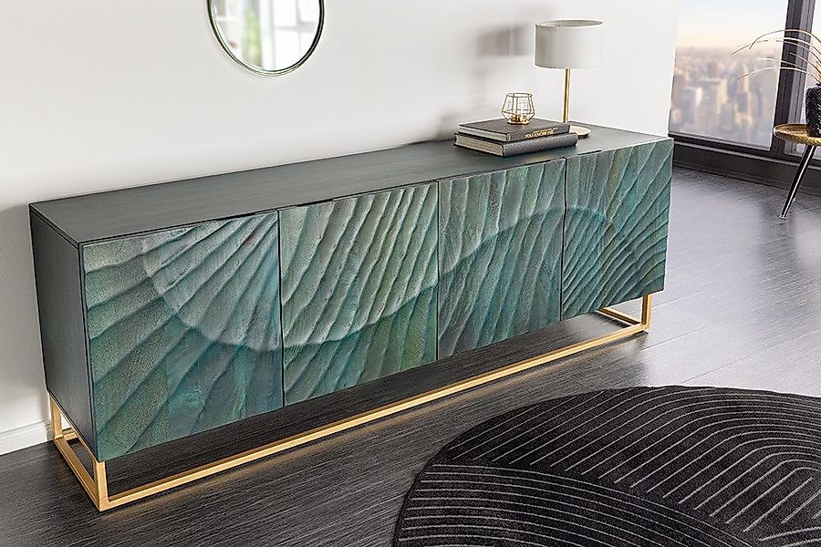 riess-ambiente Sideboard SCORPION 180cm türkis / günstig online kaufen