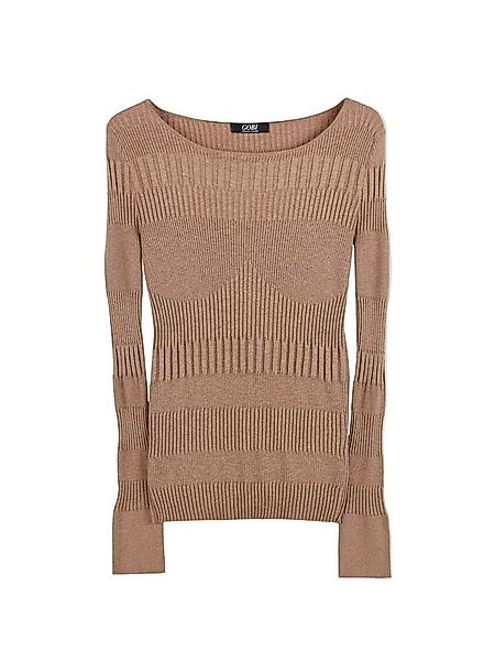 GOBI Cashmere Rundhalspullover Rippenpullover aus Baumwoll-Seiden-Kaschmir- günstig online kaufen
